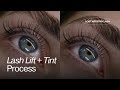 Lash Lift And Tint Process Step By Step Tutorial From Start To Finish