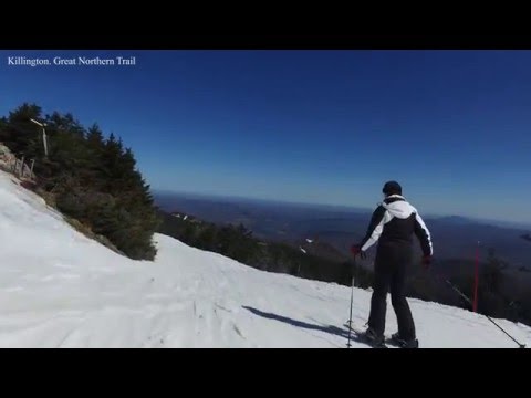 Killington, VT. Oneshot skiing down the Great Northern Trail + DJI Osmo stabilized camera