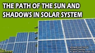 18- Sun Path And Shadow Analysis  | Basics of Solar Energy