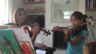 Romance from the Gadfly by Shostakovich played by Isabelle Stevens (7) and Stephanie Benedetti.