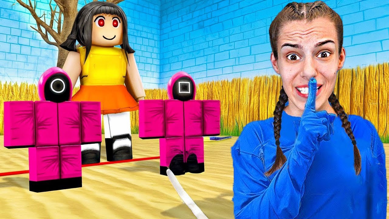 Ariana Tries Squid Game in Roblox!