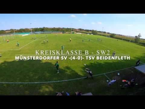 Münsterdorfer SV 4-0 TSV Beidenfleth 25.08.2019 Kreisklasse B - SW"