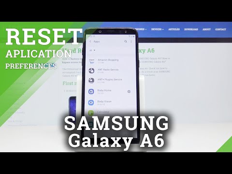 How to Reset App Preferences on SAMSUNG Galaxy A6 – Restore Default Settings for All Apps.