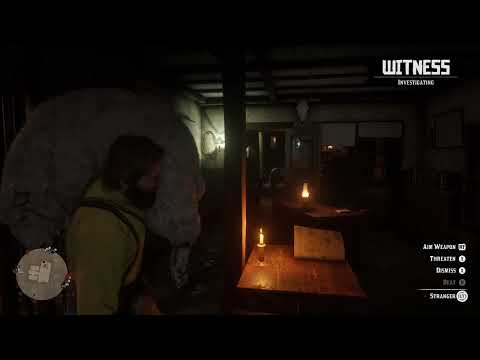 Arthur Delivers A Sheep to Sheriff Malloy - Red Dead Redemption 2