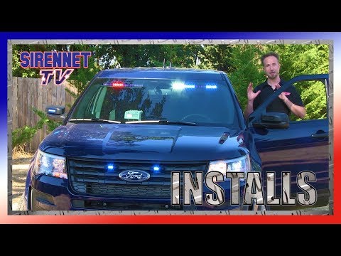 A 2017 Ford Utility Interceptor, Watch Commander Style Installation