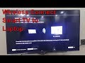 Wireless Connect Laptop To Sony Bravia TV In Hindi Sony Bravia Screen Mirroring Connect Laptop