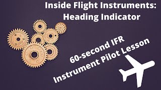 Inside a heading indicator gyroscopic rigidity in space #shorts #flight #pilot #IFR #gyroscope ✈️✈️