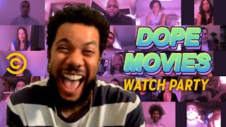 Clayton English Hosts a High Watch Party - Dope Movies