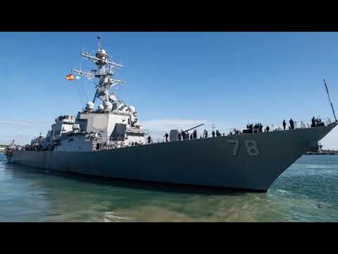 USS Donald Cook and USS Porter depart Rota, Spain