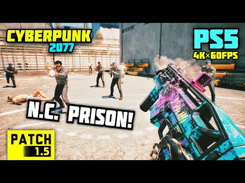 Cyberpunk 2077 PS5 Free Roam & Fight [Patch 1.5] Next-Gen Update | 4K 60FPS HDR