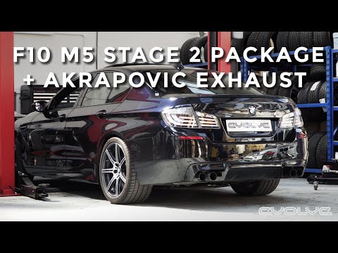 M5 Competition Catless Downpipes + Akrapovic Titanium Exhaust