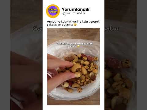 Annesine kulaklık yerine kaju vererek şakalayan ablamız 😆