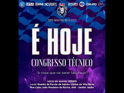 CONGRESSO TÉCNICO DA 8° COPA MARTINS NETO