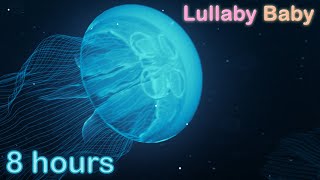 ☆ 8 HOURS ☆ UNDERWATER SOUNDS with MUSIC ♫ ☆ Relaxing Lullaby Baby Sleep Music