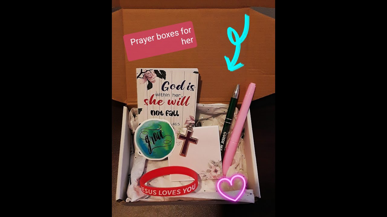 I started a Etsy shop | selling christian prayer boxes | for her