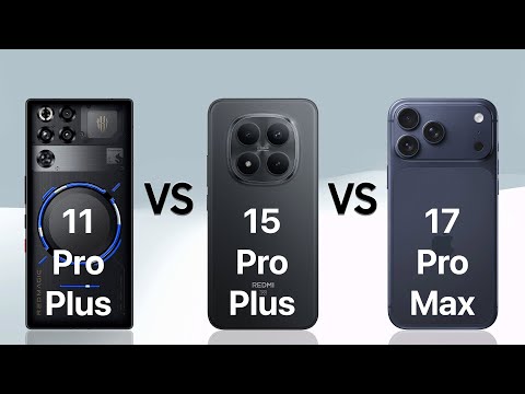 RedMagic 11 Pro+ vs Redmi Note 15 Pro+ vs iPhone 17 Pro Max