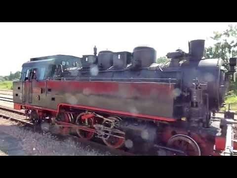 Dampfsonderzug 131.060 in Neustrelitz