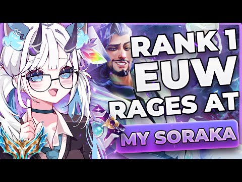 RANK 1 EUW VS MY SORAKA ADC