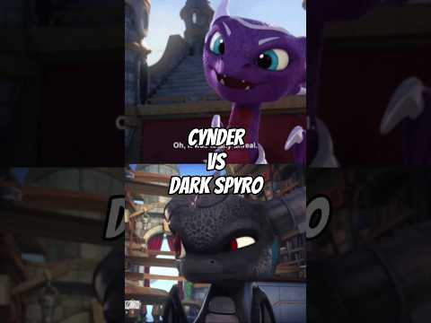 Cynder VS Dark Spyro 🆚️ #skylanders #activision #darkspyro #short #shorts #vsbattle #spyrothedragon
