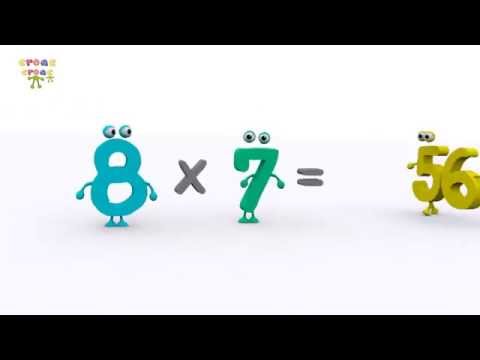 La tabla del 8 - NUEVO. Ejercicios de matemática para niños