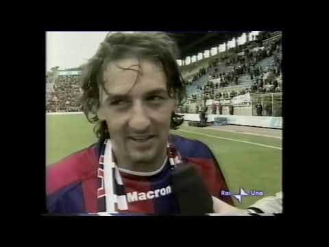 Bologna-Lecce 1-1 Serie A 2003-04 ultima partita Signori al Dall'Ara e pareggio al 95'-9 maggio 2004