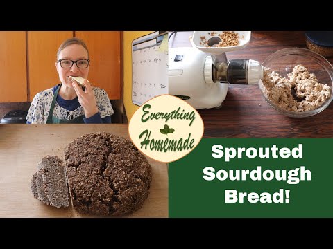 How to Make Sprouted Sourdough Bread Recipe!