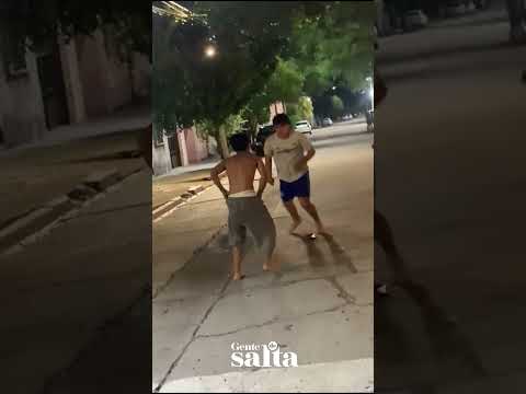 El sobrino del intendente a las piñas en Campo Santo