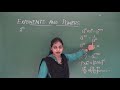 CBSE 8 STATE 8 MATHEMATICS EXPONENTS AND POWERS 1