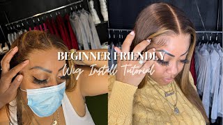 Lace Frontal Installation| Frontal Wig Install For Beginners