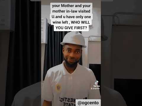 who will you give first?