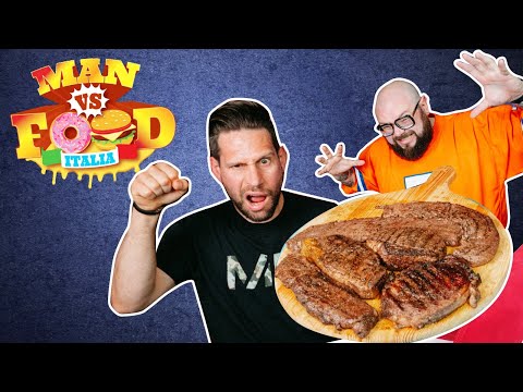 THE 4.5 KG STEAK CHALLENGE *impossible* | Man vs Food Italia | MochoHF