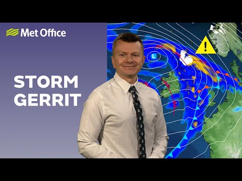 Storm Gerrit named - Met Office