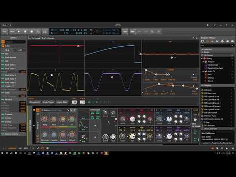 Browsing New Bitwig 2.3 Presets for Inspiration & Bookmarking