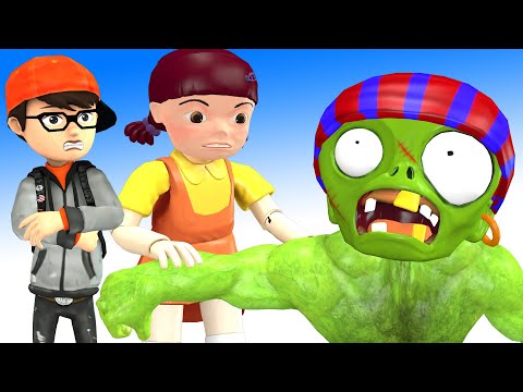 Scary Teacher 3D Zombie Troll Nickhulk And Doll Squid Game Eat Food Funny Animation Story