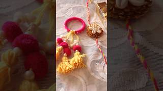 Handmade Rakhis ❤️ #diy #shorts #yt #ytshortsindia #festive #festivediy #rakhi #rakhispecial