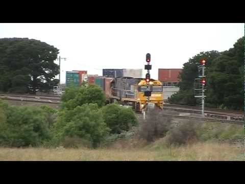 Australian Trains - Pacific National goods train at Sunshine
