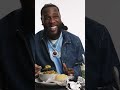 Burna Boy has a GREAT time trying British and Nigerian snacks