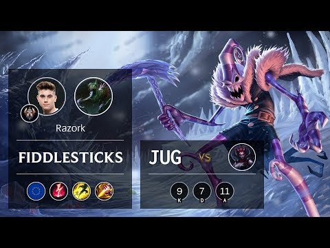 Fiddlesticks Jungle vs Elise - EUW Challenger Patch 9.24