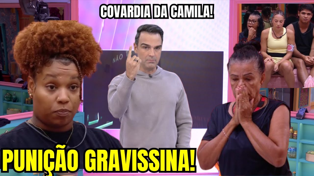 BBB25: GRAVISSIMA ATITUDE TADEU DET0NA CAMILA APÓS PEDIR PRA TIRAREM VILMA POIS ELA MERECE FICAR