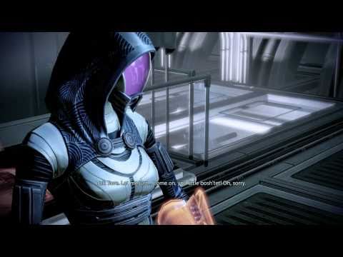 Jenn Mass Effect 2 HD 32 - Talking with Tali, Kelly, Shiala, Blue Rose, Seryna - Normandy & Illium C