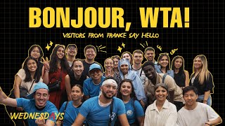 French Business Students Visit the Studio