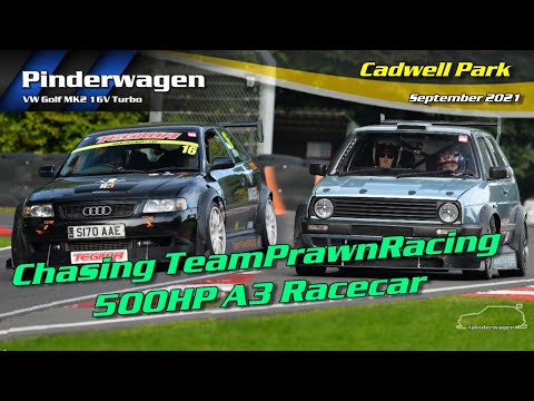 #pinderwagen | Golf MK2 16VT | Team Prawn Racing | Cadwell | September 2021 | Trackobsession |【4K】