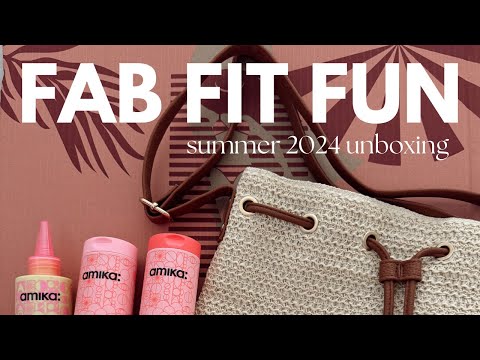 FAB FIT FUN SUMMER 2024 BOX | unboxing & review