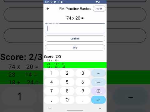 Fast Math Practise Basics