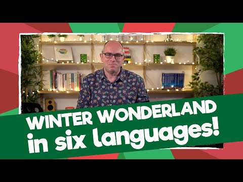 Polyglot sings Winter Wonderland in SIX languages!