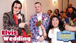 Brian and Jackie's Elvis Wedding in Las Vegas | Graceland Chapel