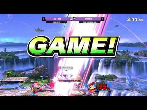 Fusion.exe 62 - IluZ BONK! (Kirby, Meta Knight) vs Rivers (Diddy Kong) - Top 8 - Winners Semi-Final