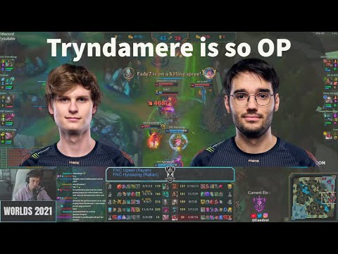 Caedrel reacts to Tryndamere Quadra Kill and FNC Upset Backdoor ft Hylissang!!