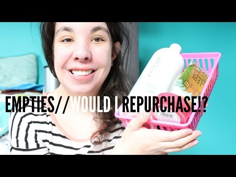 EMPTIES// WOULD I REPURCHASE!? Video