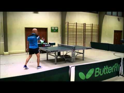 Bezirksliga 2014/15 TG Donzdorf 3 - TTF Neuhausen: Wägerle vs. Mezger